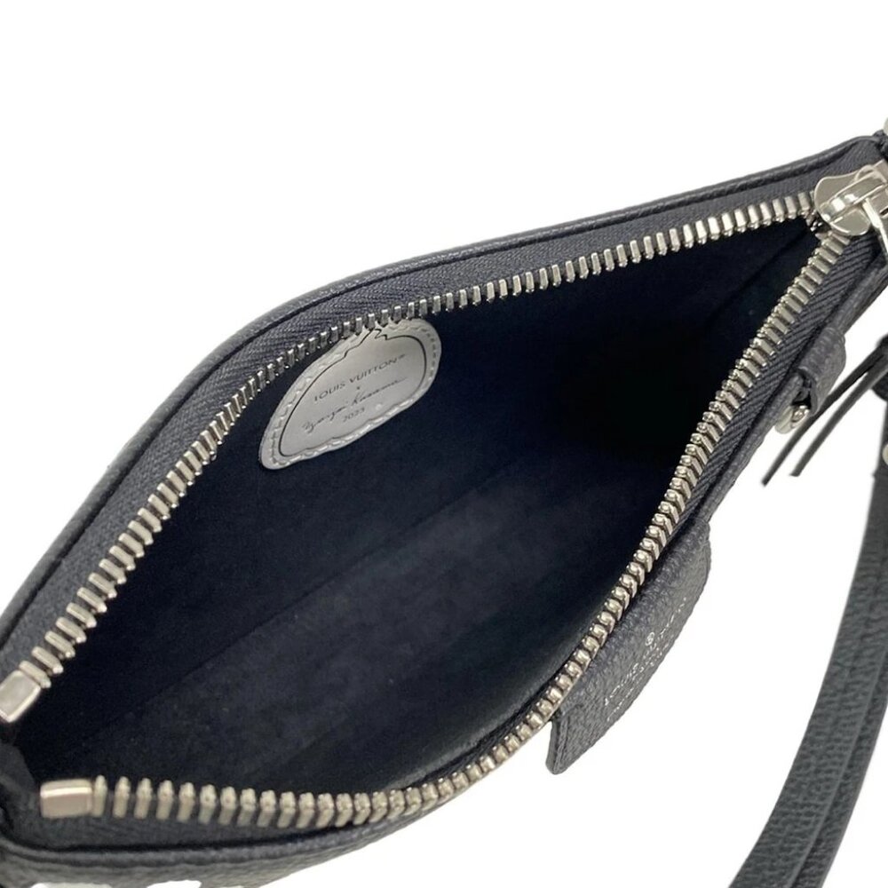 LOUIS VUITTON LV x YK Easy Pouch On-Strap M81908 Noir Blanc - Shoulder Bag - Picture 6 of 16